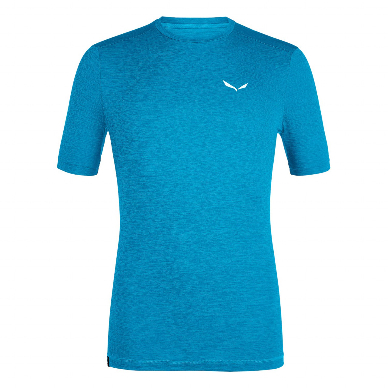 Camisetas Hombre Chile - Salewa Puez Melange Hybrid Dry - Azules - EVZA-09452